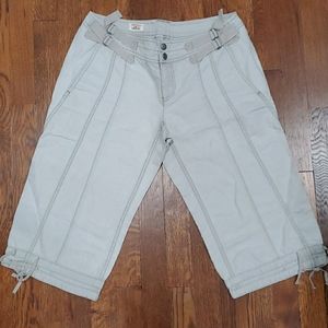 Free People Cropped Capri Shorts Pants